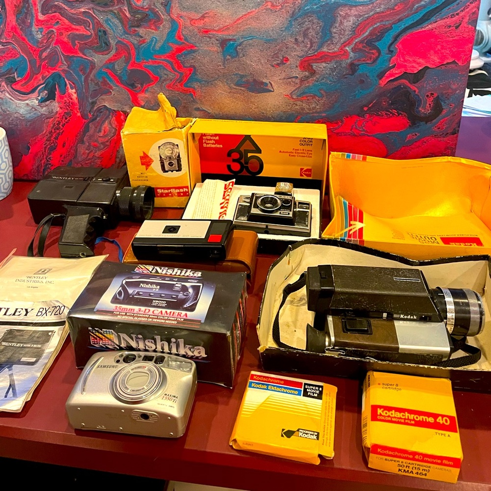 Vintage cameras